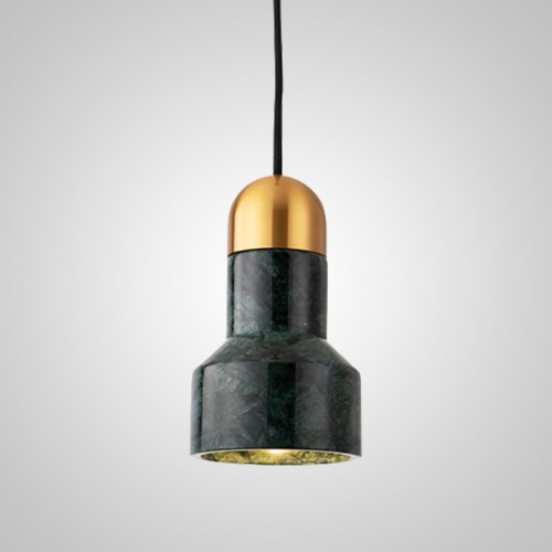 Подвесной светильник JAZZ STONE green brass Подвесной светильник JAZZ STONE green brass