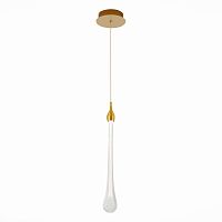 SL6103.203.01 Подвес ST-Luce Золотистый/Прозрачный LED 1*3W 4000K