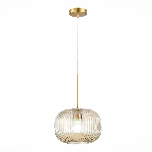 SL1154.313.01 Подвес ST-Luce Латунь/Коньячный E27 1*60W SL1154.313.01 Подвес ST-Luce Латунь/Коньячный E27 1*60W