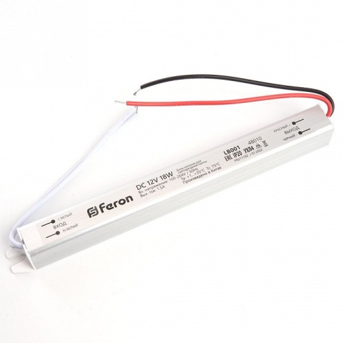Блок питания с проводом Feron LB001 48010 Блок питания с проводом Feron LB001 48010