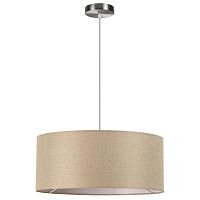 LUMION 8250/3 MODERNI LN26 527  никель/бежевый, металл/текстиль Подвес Е27 3*60W 220V NIKKI