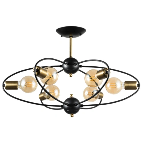 Потолочная люстра Arte Lamp GLASGOW A1963PL-6BK Потолочная люстра Arte Lamp GLASGOW A1963PL-6BK