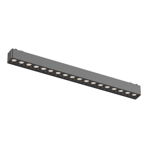 ST673.446.18 Магнитный трековый светильник Черный LED 1*18W 4000K 1 560Lm Ra>90 36° IP20 L338xW26xH24 48V