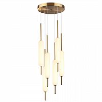 ODEON LIGHT 4794/72L PENDANT ODL21 403 бронзовый/белый Подвес LED 72W REEDS