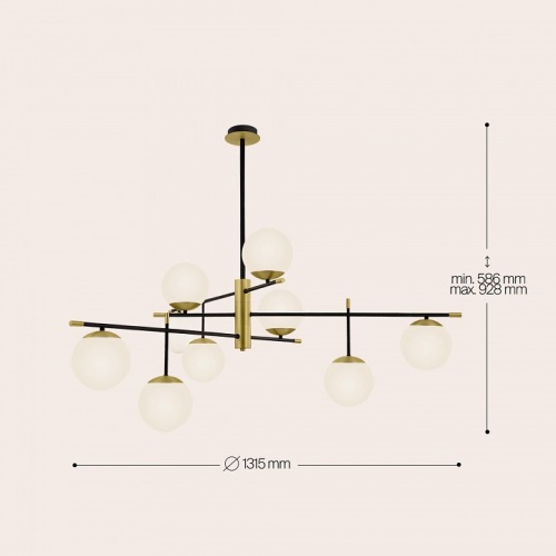 Подвесная люстра Maytoni Nostalgia MOD048PL-09G фото 2