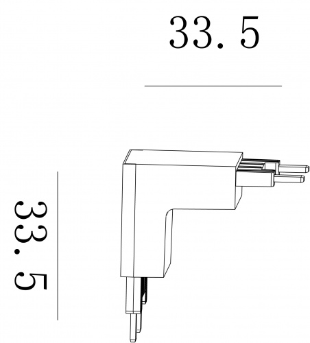 Коннектор системы SLIM белый CN-SLIM-WH-TL фото 2