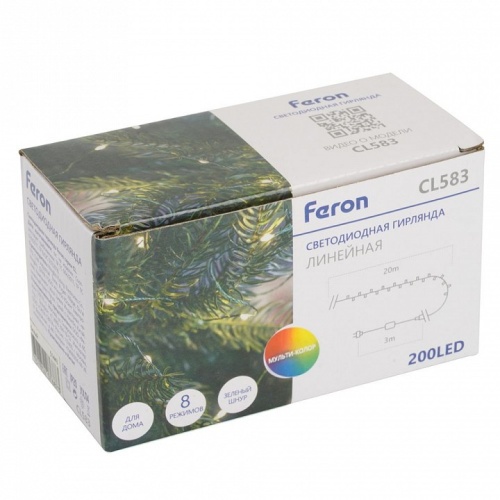 Гирлянда Нить Feron CL583 51444 фото 7 Гирлянда Нить Feron CL583 51444 фото 7