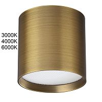 ODEON LIGHT 7128/8CL HIGHTECH ODL26 325 Потолочный светильник бронза/металл IP20 LED 8W 480Лм 3000K/4000K/6000K 120° 220-240V OBEN