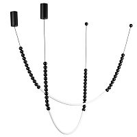 ODEON LIGHT 7149/24CL HIGHTECH ODL26 221 Потолочный светильник черный/акрилл/металл IP20 LED 25W 1600Лм 3500K 300° 220V MONELLA