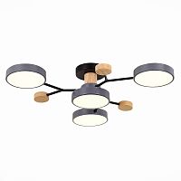 SLE6006-702-04 Светильник потолочный Серый/Серый LED 4*12W 3000K/4500K/6000K