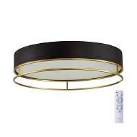 SONEX 7723/100L AVRA LED SN 593 Светильник металл/пластик/белый/черный/золотой LED 100Вт 3000-6000K D600 IP20 пульт ДУ LOFTY
