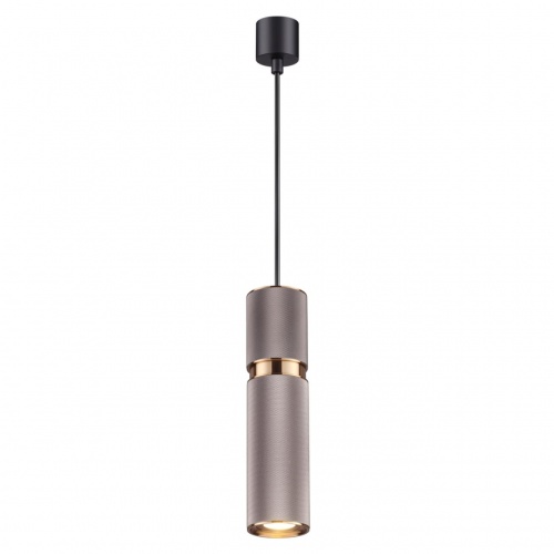 ODEON LIGHT 4745/5L L-VISION ODL20 395 коричневый/ золотой Подвес GU10 5W 220V AFRA