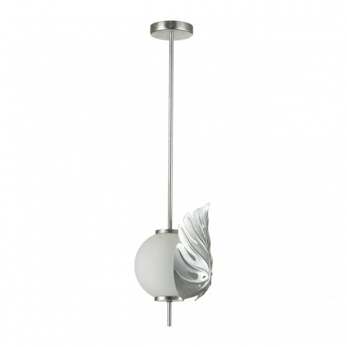 ODEON LIGHT EXCLUSIVE 4865/1 MODERN ODL_EX22 000 серебристый/белый/стекло Подвес E14 1*40W JUNGLE