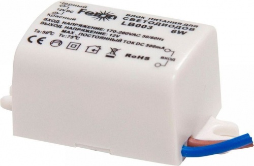 Блок питания с проводом Feron LB003 21480 Блок питания с проводом Feron LB003 21480