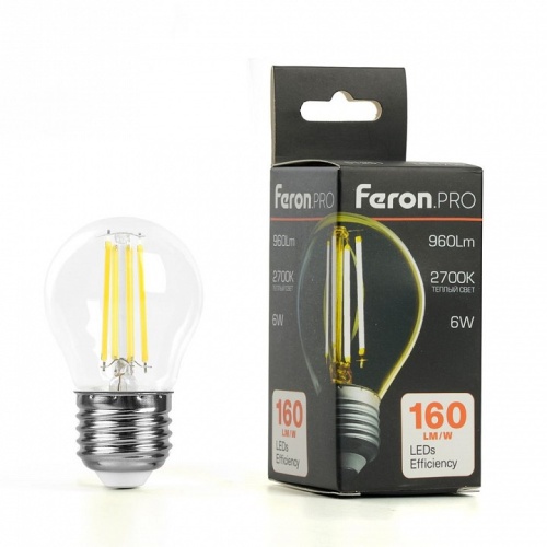 Лампа светодиодная Feron LB-1706 E27 6Вт 2700K 51250 фото 4