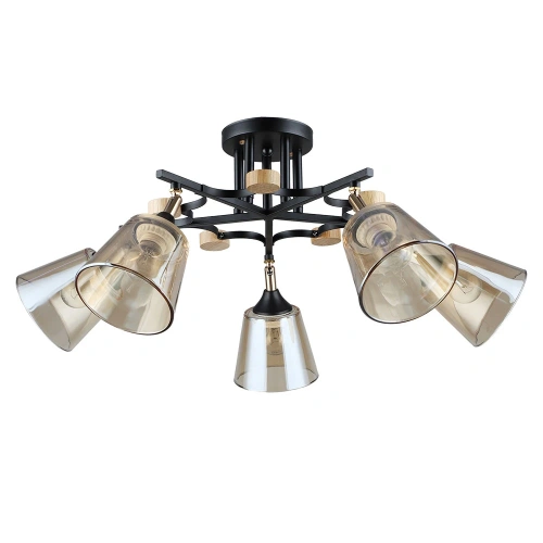 Потолочная люстра Arte Lamp GLASSY A5078PL-5BK Потолочная люстра Arte Lamp GLASSY A5078PL-5BK