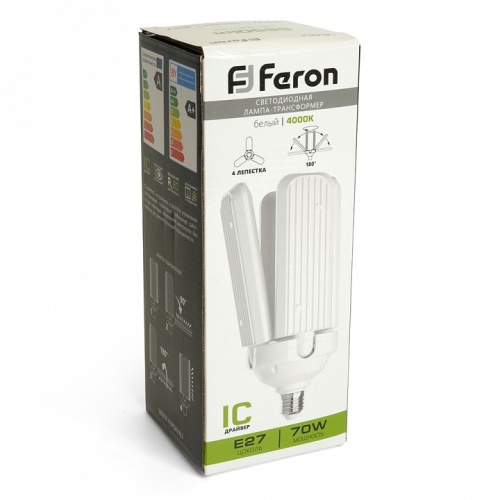 Лампа светодиодная Feron LB-654 E27 70Вт 4000K 48773 фото 4