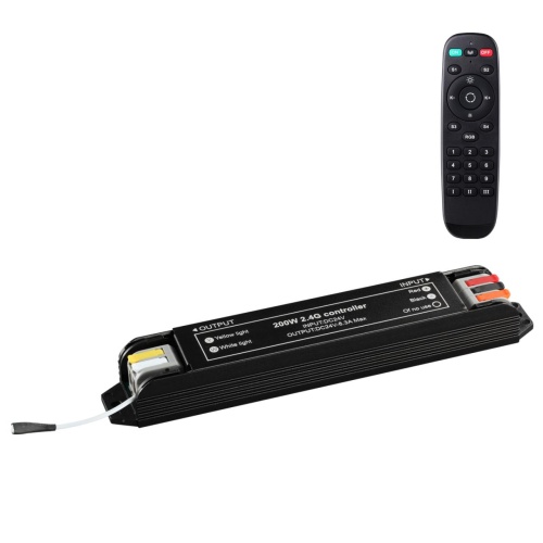 NOVOTECH 359456 DRIVE NT24 113 черный Смарт-контроллер + пульт ДУ IP20 200W 24V EASY