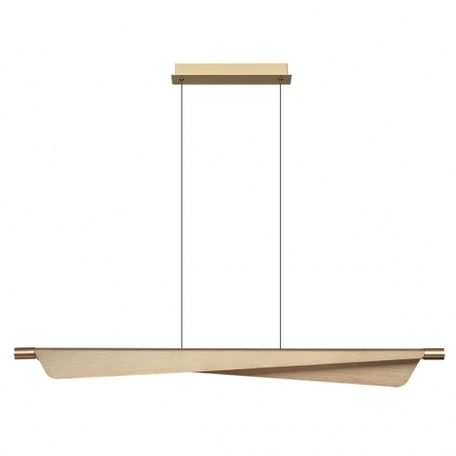 ODEON LIGHT 7017/24LB HIGHTECH ODL25 319 Подвесной светильник c сенсорн. выкл (диммер яркости) металл/акрил латунь брашинг IP20 24W CRI 90 3000K 220V LINEA