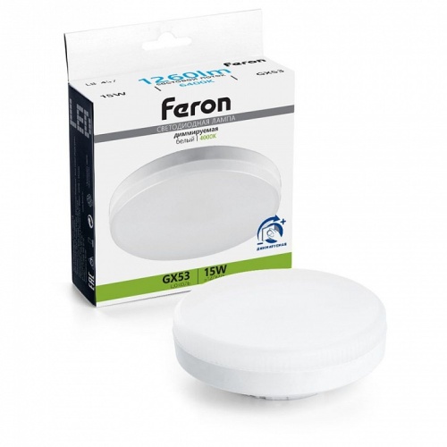 Лампа светодиодная Feron LB-457 GX53 15Вт 6400K 51069 фото 2 Лампа светодиодная Feron LB-457 GX53 15Вт 6400K 51069 фото 2
