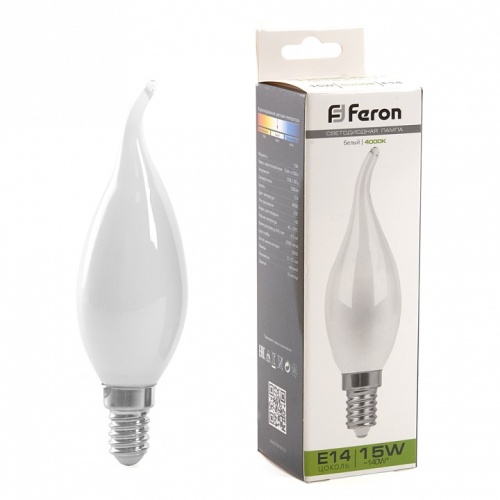 Лампа светодиодная Feron LB-718 E14 15Вт 4000K 38262 фото 2