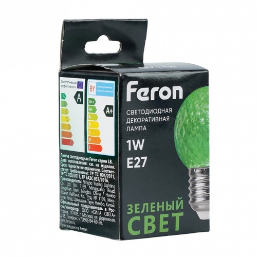 Лампа светодиодная Feron E27 1Вт K 52163 фото 2 Лампа светодиодная Feron E27 1Вт K 52163 фото 2