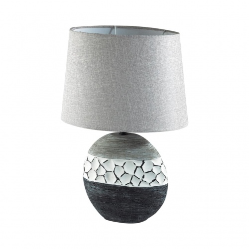 LUMION 8119/1T COMFI LN26 489 серый, керамика/текстиль Настольная лампа E27 1*60W 220V AVALONA