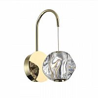 ODEON LIGHT 5085/5WL L-VISION ODL25 563 золото/прозрачный/металл/акрил Бра LED 5W 4000K 240Лм JEMSTONE