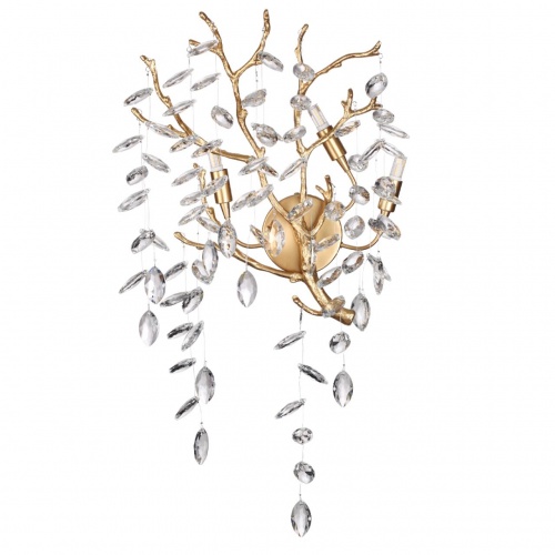 ODEON LIGHT 4969/3W HALL ODL24 613 античн.бронза/алюмин./хрусталь Бра G9 3*40W DELICA