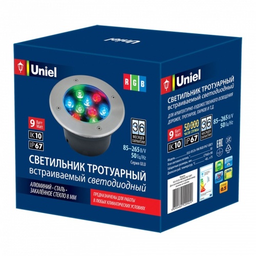 Встраиваемый в дорогу светильник Uniel Ulu-b12 UL-00006824 фото 2