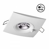 NOVOTECH 370793 SPOT NT21 596 белый Светильник встраиваемый влагозащищенный IP44 GU10 50W 220V WATER