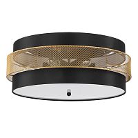 LUMION 8003/6C MODERNI LN26 312 черный/черный, золотой металл/металл, текстиль Потолочный светильник Е27 6*60W 220V ANIMAISA