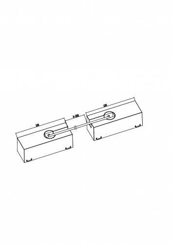 Угловой коннектор на проводе электрический гибкий Черный SY-CN-FLEX2-BL фото 2