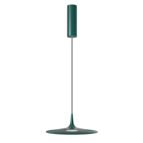 ODEON LIGHT 7037/12L HIGHTECH ODL25 000 темно-зеленый/металл/акрил Подвесной светильник IP20 LED 12W 3000K AC90-260V SOMBRA