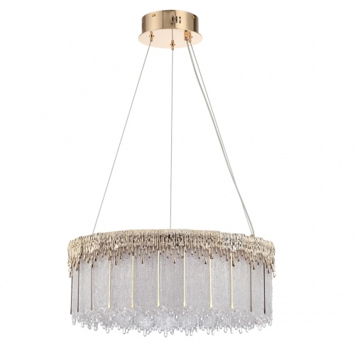 ODEON LIGHT 5091/60L L-VISION ODL25 555 золотой/стекло Люстра LED 60W 3700K 4968Лм CLEO