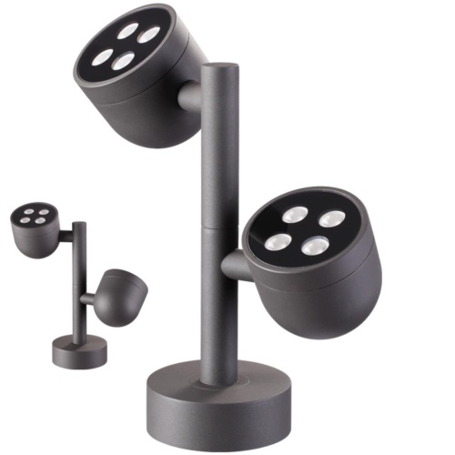 NOVOTECH 358117 STREET NT19 367 темно-серый  Ландшафтный светильник IP65 LED 3000К 20W 100-240V GALEATI