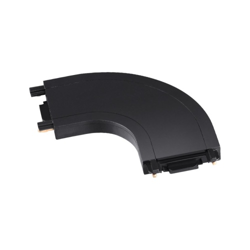 NOVOTECH 135207 SHINO NT23 176 черный Соединитель с токопроводом "L" для низковольтного шинопровода IP20 48V SMAL