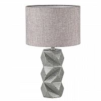 LUMION 8136/1T MODERNI LN25 000 серый, керамика/текстиль Настольная лампа Е27 1*60W 220V BEINA