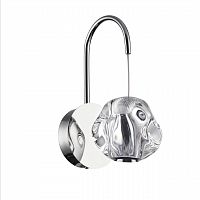 ODEON LIGHT 5084/5WL L-VISION ODL25 561 хром/прозрачный/металл/акрил Бра LED 5W 4000K 250Лм JEMSTONE