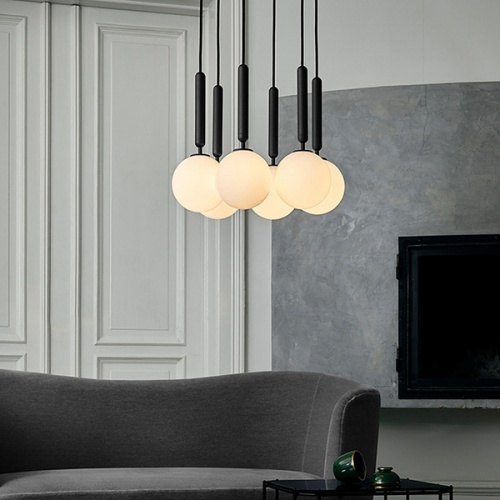 Подвесной светильник RAFFIN Black/White фото 3 Подвесной светильник RAFFIN Black/White фото 3