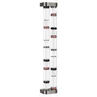 ODEON LIGHT EXCLUSIVE 5456/60WL L-VISION ODL_EX26 045 темный сатин.никель/терракот/черный Настенный светильник LED 60W 4000K COLLIER