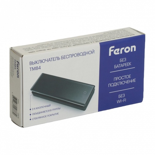 Выключатель беспроводной одноклавишный Feron TM84 SMART 48878 фото 3