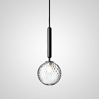 Подвесной светильник RAFFIN Black/Transparent