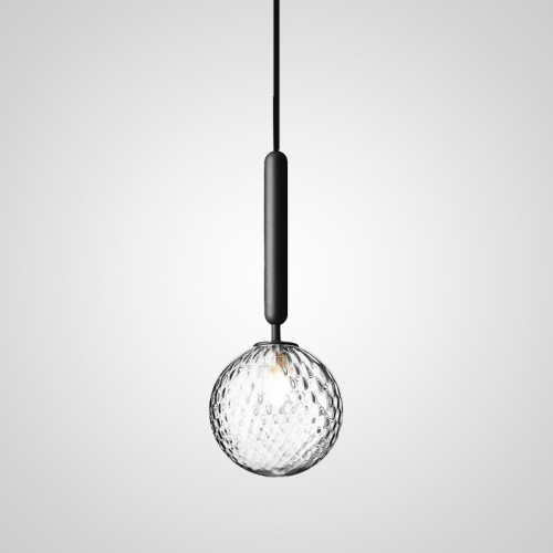 Подвесной светильник RAFFIN Black/Transparent