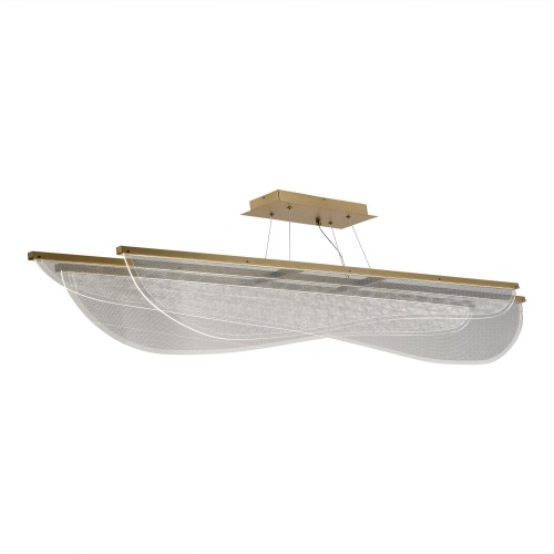 SL6509.223.01 Светильник подвесной ST-Luce Золотистый/Прозрачный LED 1*60W 4000K SL6509.223.01 Светильник подвесной ST-Luce Золотистый/Прозрачный LED 1*60W 4000K