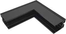 Коннектор угловой настенно-потолочный SY Черный Муар SY-601902-CN-BLMR-PCB Серебро