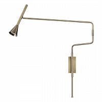 ODEON LIGHT 7032/1W HIGHTECH ODL25 271 Настенный светильник с выкл. бронзовый/металл IP20 GU10 LED 9W 220V IZZY