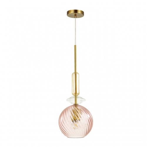 4862/1 PENDANT ODL21 000 розовый/золото Подвес E27 1*60W BELLA