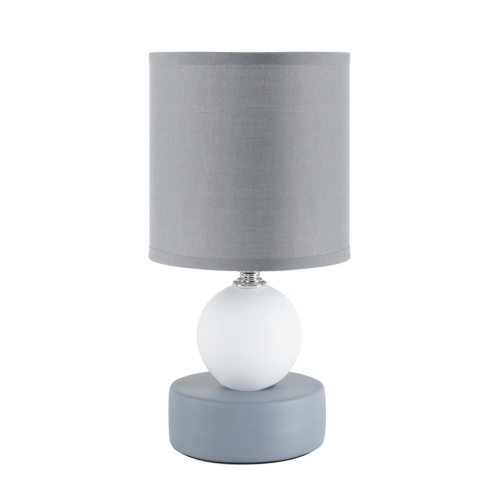 LUMION 8181/1T MODERNI LN26 501 серый, керамика/текстиль Настольная лампа E14 1*40W 220V LALANA