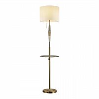 ODEON LIGHT EXCLUSIVE 5403/1F CLASSIC ODL_EX24 119 бронзовый/светло-коричневый/кремовый/металл/керамика/ткань Торшер E27 1*60W LATTE